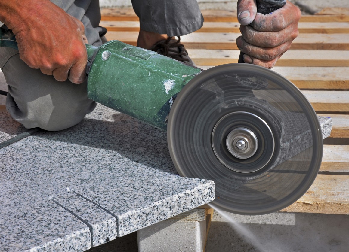 cutting engineered stone